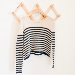 B.P. STRIPED SWEATER